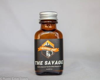 The Savage Beard Oil by The Rugged Goat Grooming Company