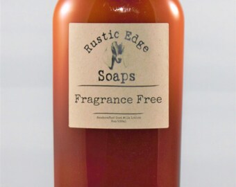 All Natural Fragrance Free Goat Milk Lotion