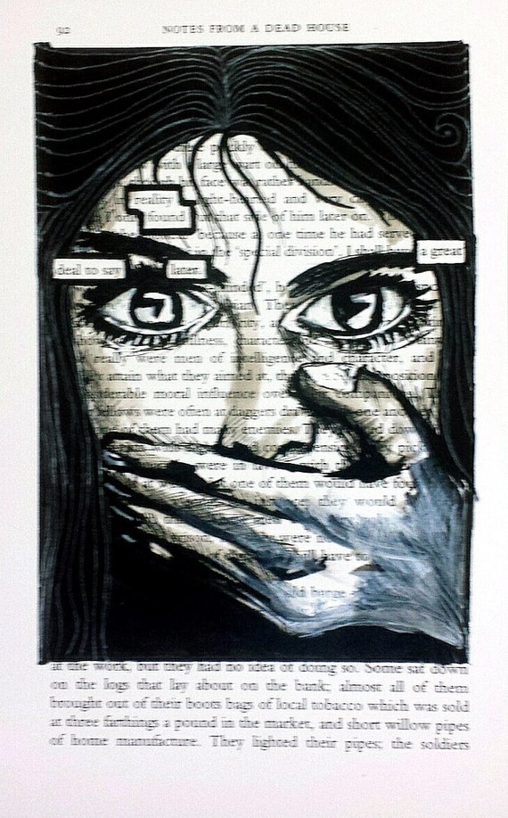 Black Out Poem Print Flashback