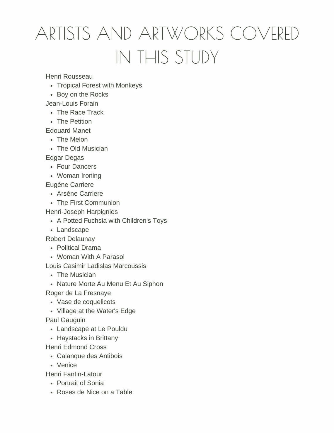 Homeschool Artist Study Printable Charlotte Mason Homeschool Lessons ...