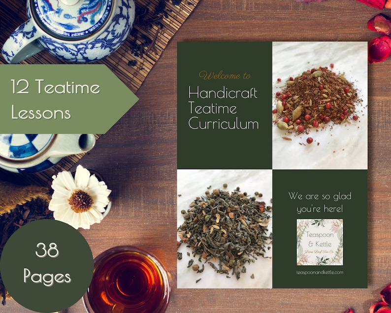 Tea. Learn Homeschool Teatime Curriculum: Recipes & Handicraft Ideas (digital ...