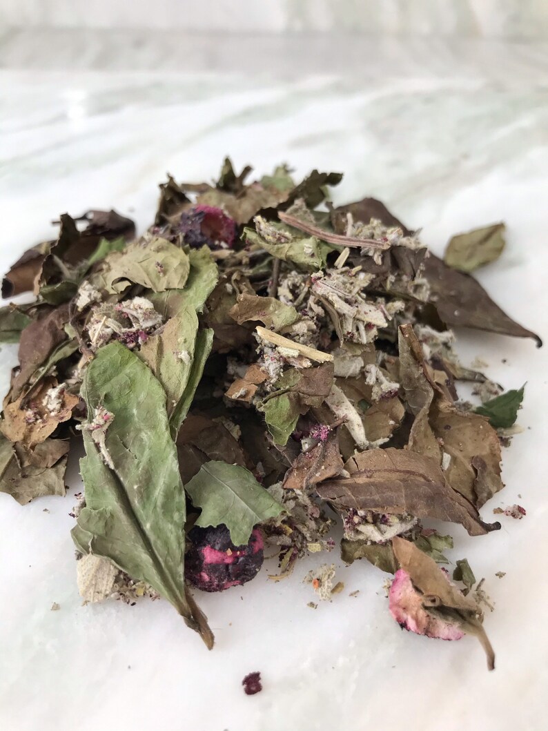 White Sage Organic Loose Leaf Tea Blend Sage Tea Blueberry Etsy
