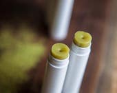 Matcha Lip Balm. Peppermint Essential Oil. Green Tea Lip Balm with Organic Shea Butter. Super hydrating. Dry season must have.