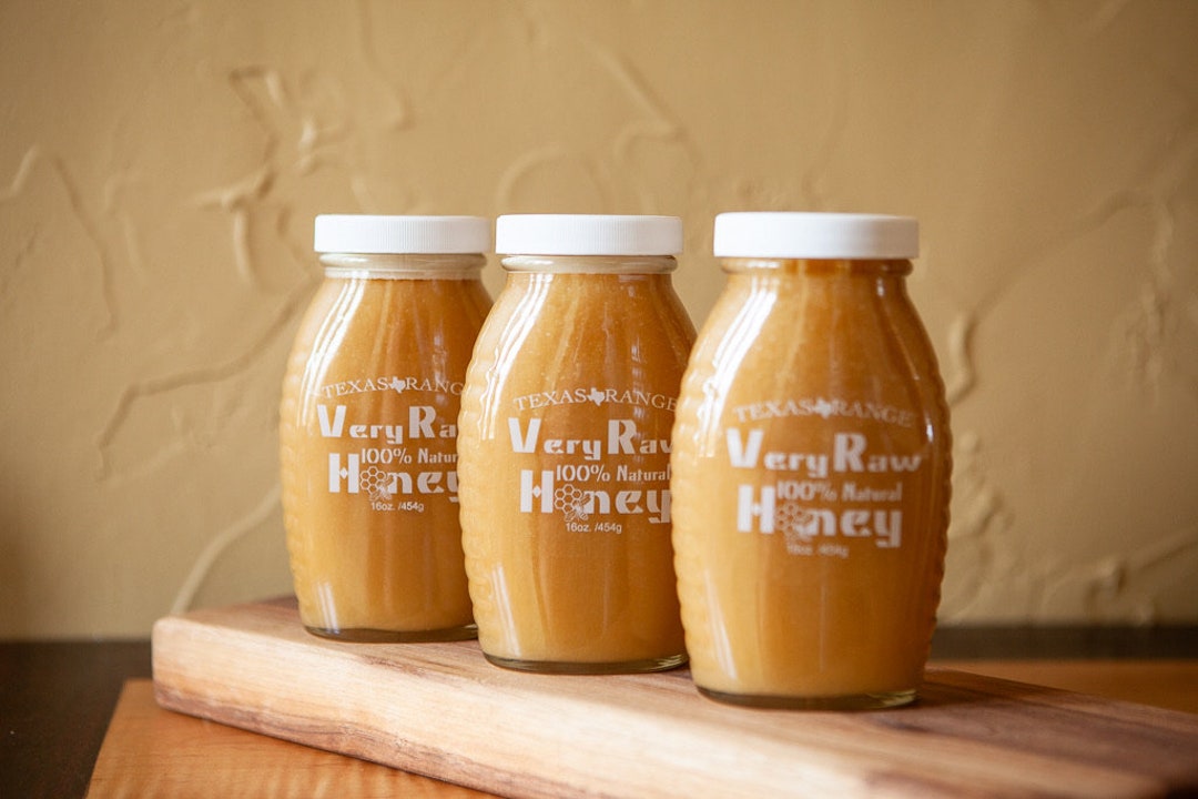 Very Raw Honey From Texas. Whipped Cream Honey. Pure Honey