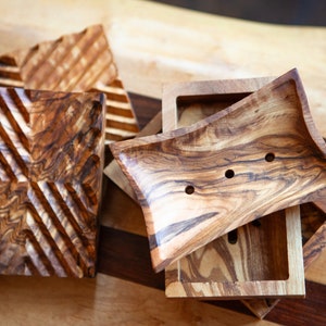 Olive Wood Soap Dish