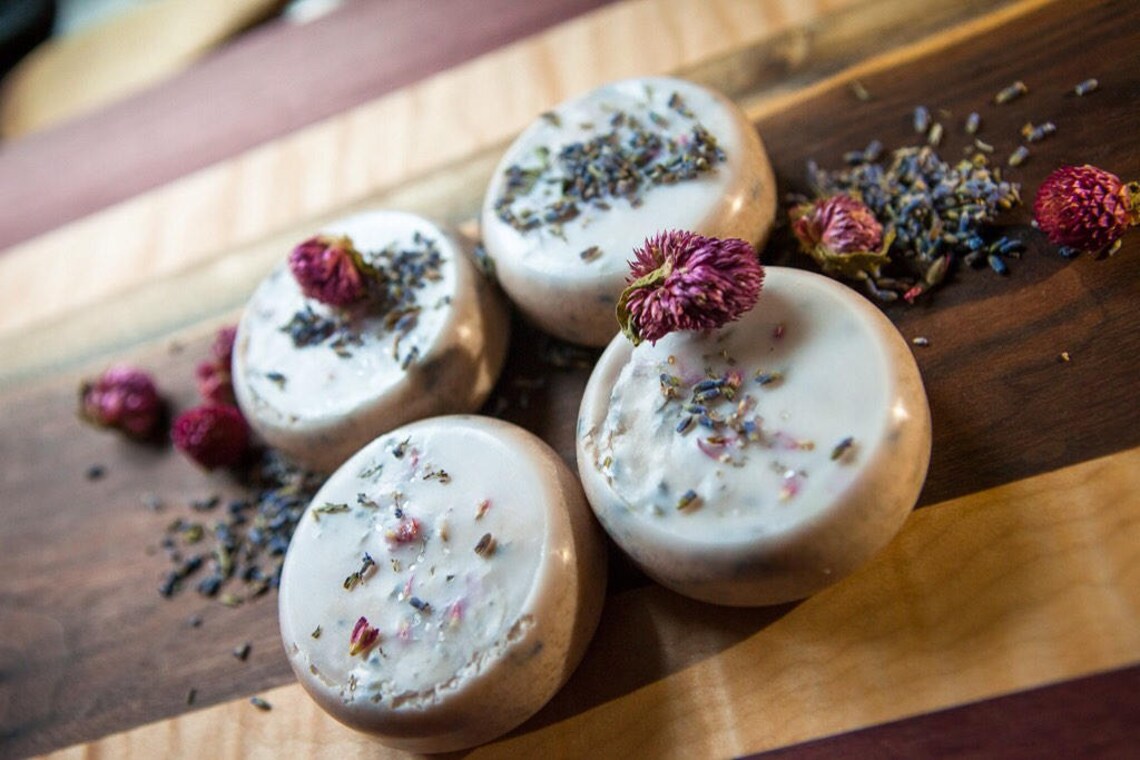In Shower Lotion Bar. Pink Lavender. Moroccan Clay gentle Etsy