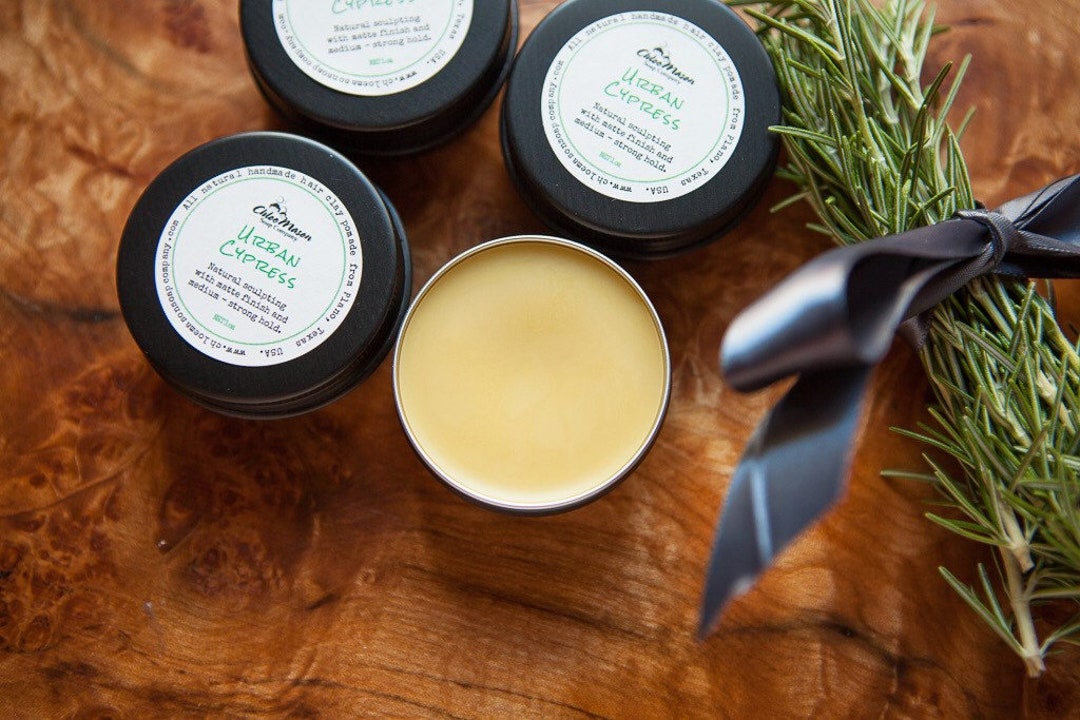 All Natural Hair Clay Pomade. Urban Cypress. Pomade With - Etsy All Natural Hair Clay Pomade. Urban Cypress. Pomade With - Etsy
