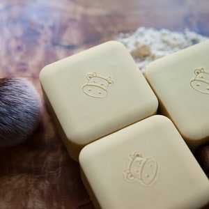 Wet Shave Soap. Grass Fed Beef Tallow and Beer Wet Shaving Soap Bar.  All Natural and Hydrating.  Essential Oil Shaving. Goat Milk.
