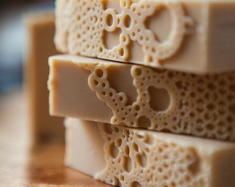 Raw Honey Goat Milk Olive Oil Soap: Unscented Castile Soap