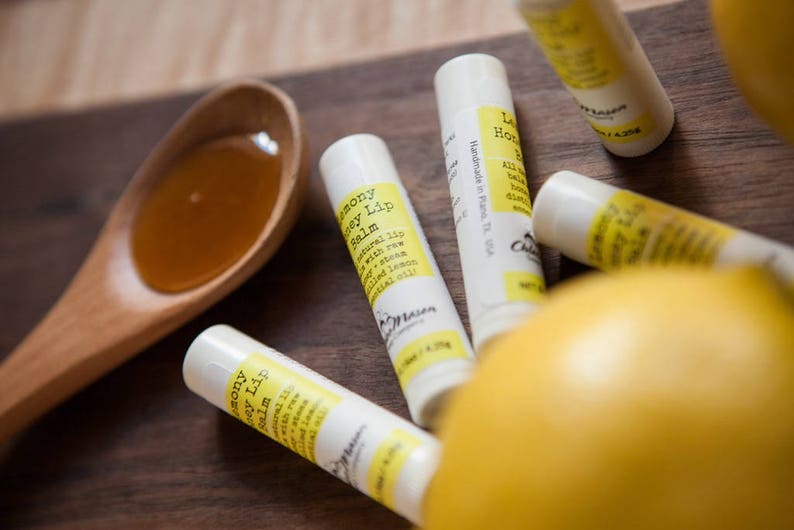 balsamo labial con miel