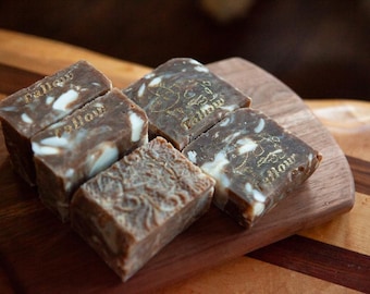 Tallow Soap: Rosemary Eucalyptus, Hot Processed