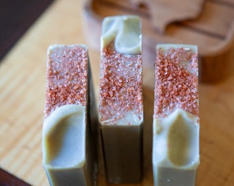 Dead Sea Beer Shampoo Bar.  For Combination and Oily Hair and Scalp. Double Milk Soap Bar.