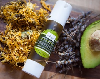 All Natural Face Oil.  Face and Body Serum.  Rescue moisturizer for dry, sensitive, mature and aging skin.  Daily wear.  Anti-aging oil.
