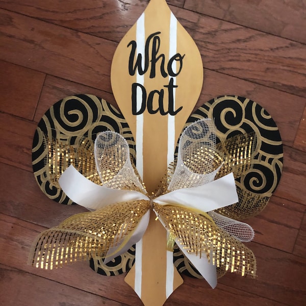 Fleur de Lis Door Hanger