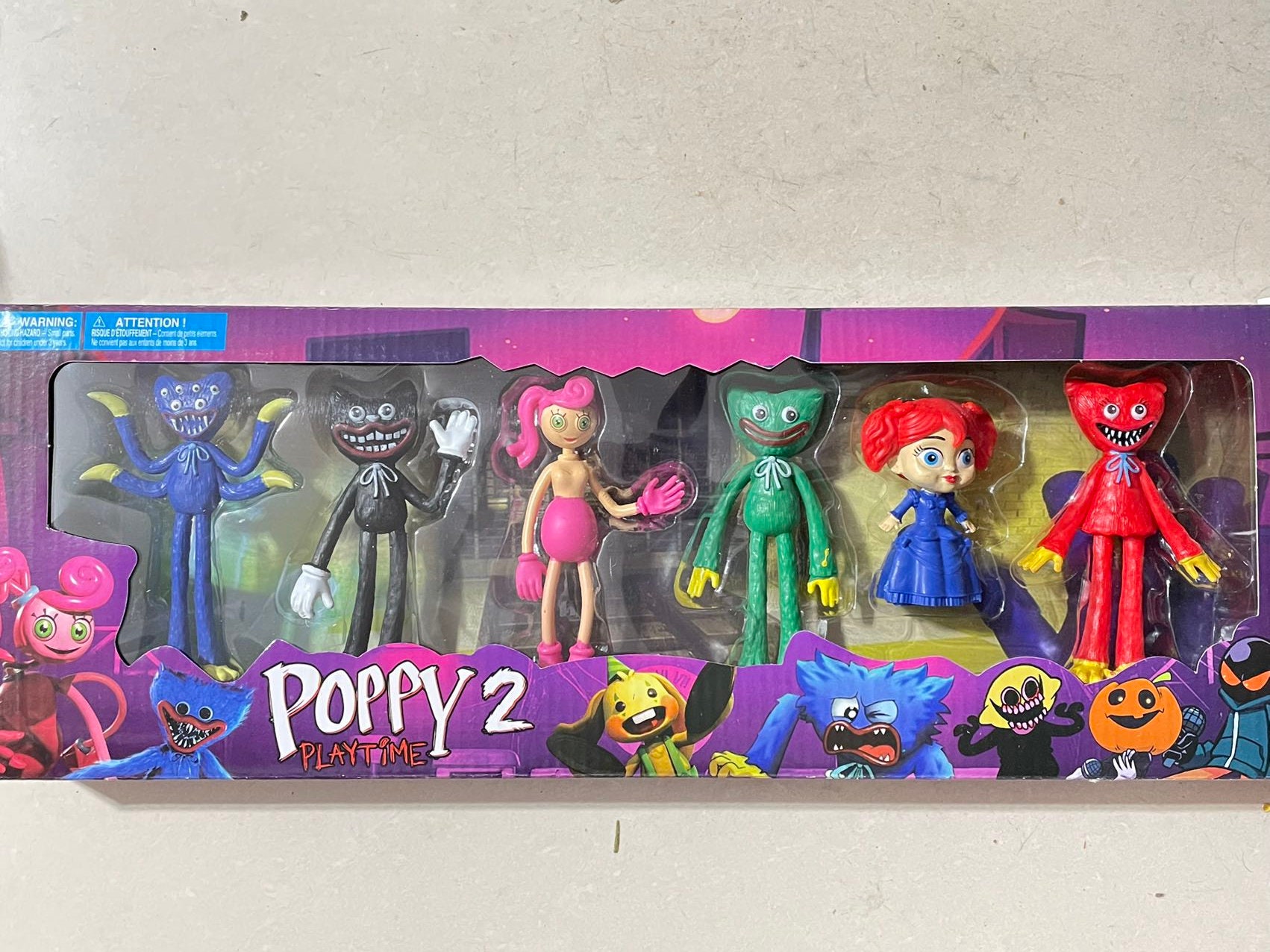 Poppy Playtime Figures Huggy Wuggy Mommy Long Legs Kissy Missy ALL 4