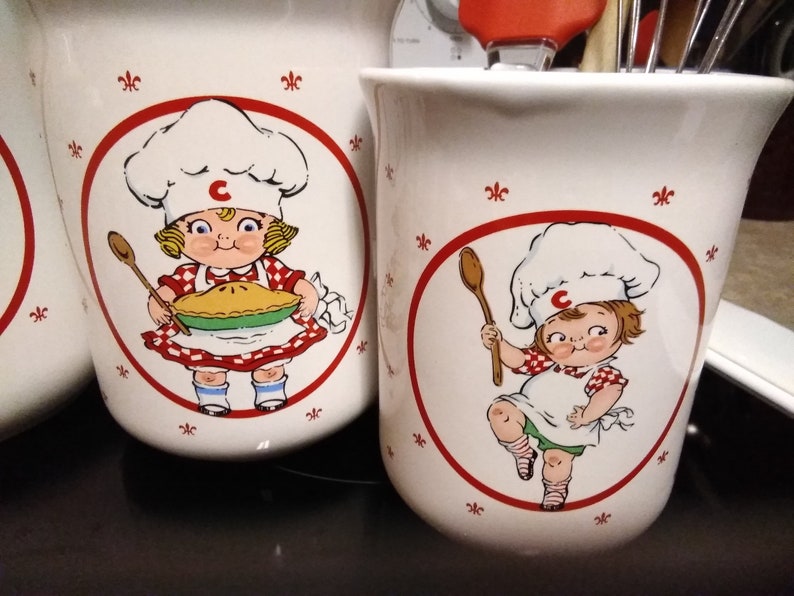 Vintage Campbell's Soup Canister set with lids Cookie Jar Etsy