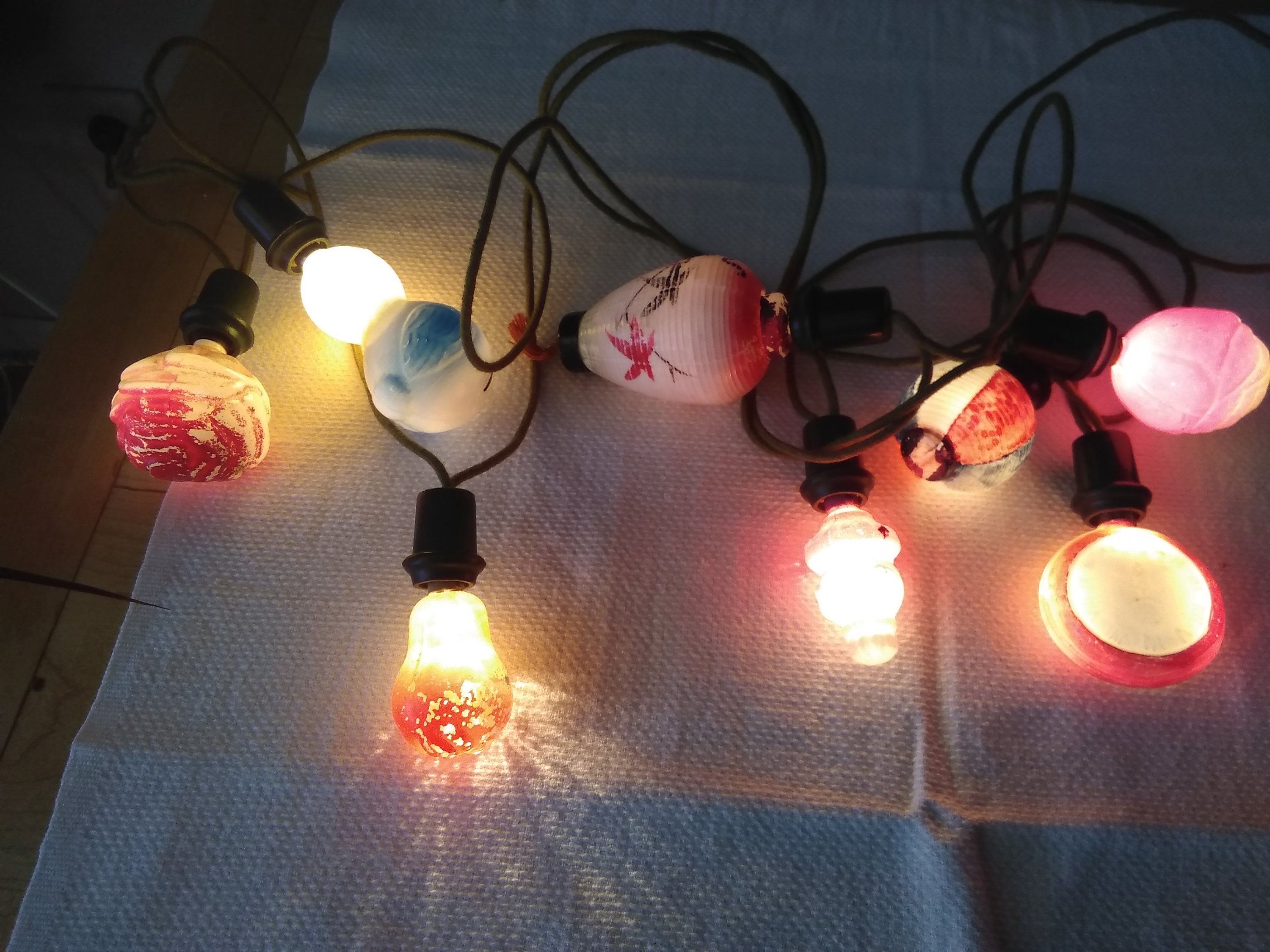 Vintage C6 Christmas Lights 