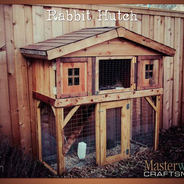 Outdoor Rabbit Hutch Run Etsy