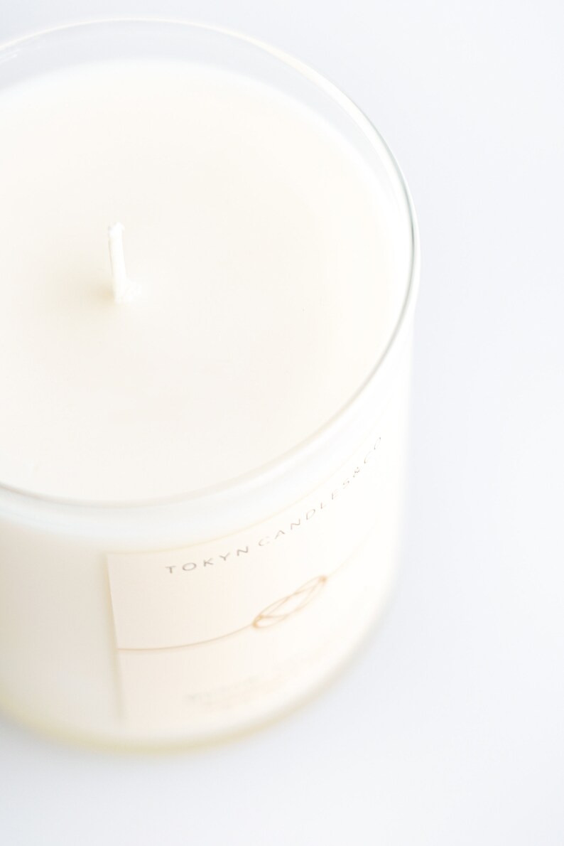 Ginza Rose Japonica Hand-Poured Scented Floral Soy Candle Gift image 4