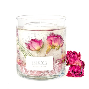 The Botanical Collection - Limited  Edition | Ginza Rose Japonica | Gifts for her | Luxury Candle | Tokyncandles