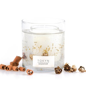 The Botanical Collection |Gold | Scented Candle | Fraser Fir Scent | Botanical Candle | Gift | Luxury Candle | Tokyncandles