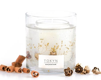 The Botanical Collection |Gold | Scented Candle | Fraser Fir Scent | Botanical Candle | Gift | Luxury Candle | Tokyncandles