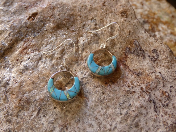 Orecchini Argento e Opale Azzurro 11001.3 | Accessorio Business Chic