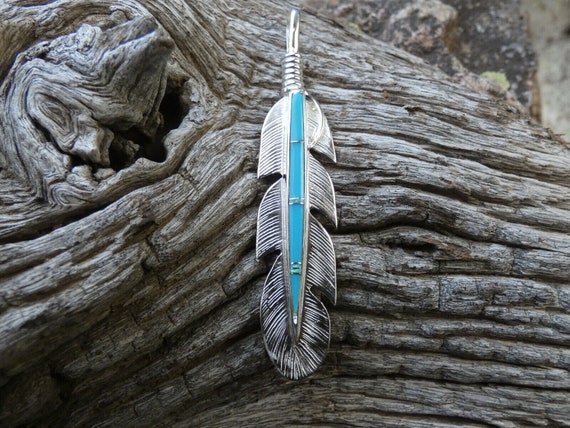 アクセサリー feather21&19chain with Turquoise アクセサリー feather21&19chain with Turquoise アクセサリー