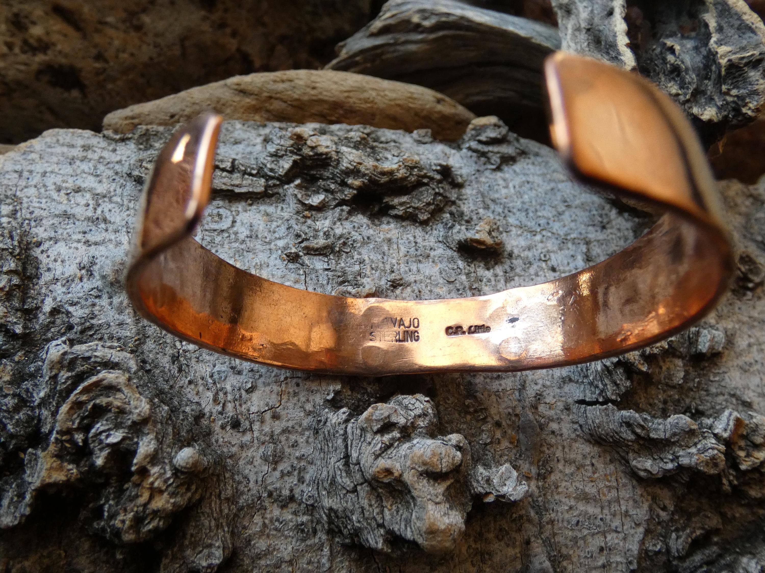 Native American Navajo Hand Stamped Handcrafted Copper