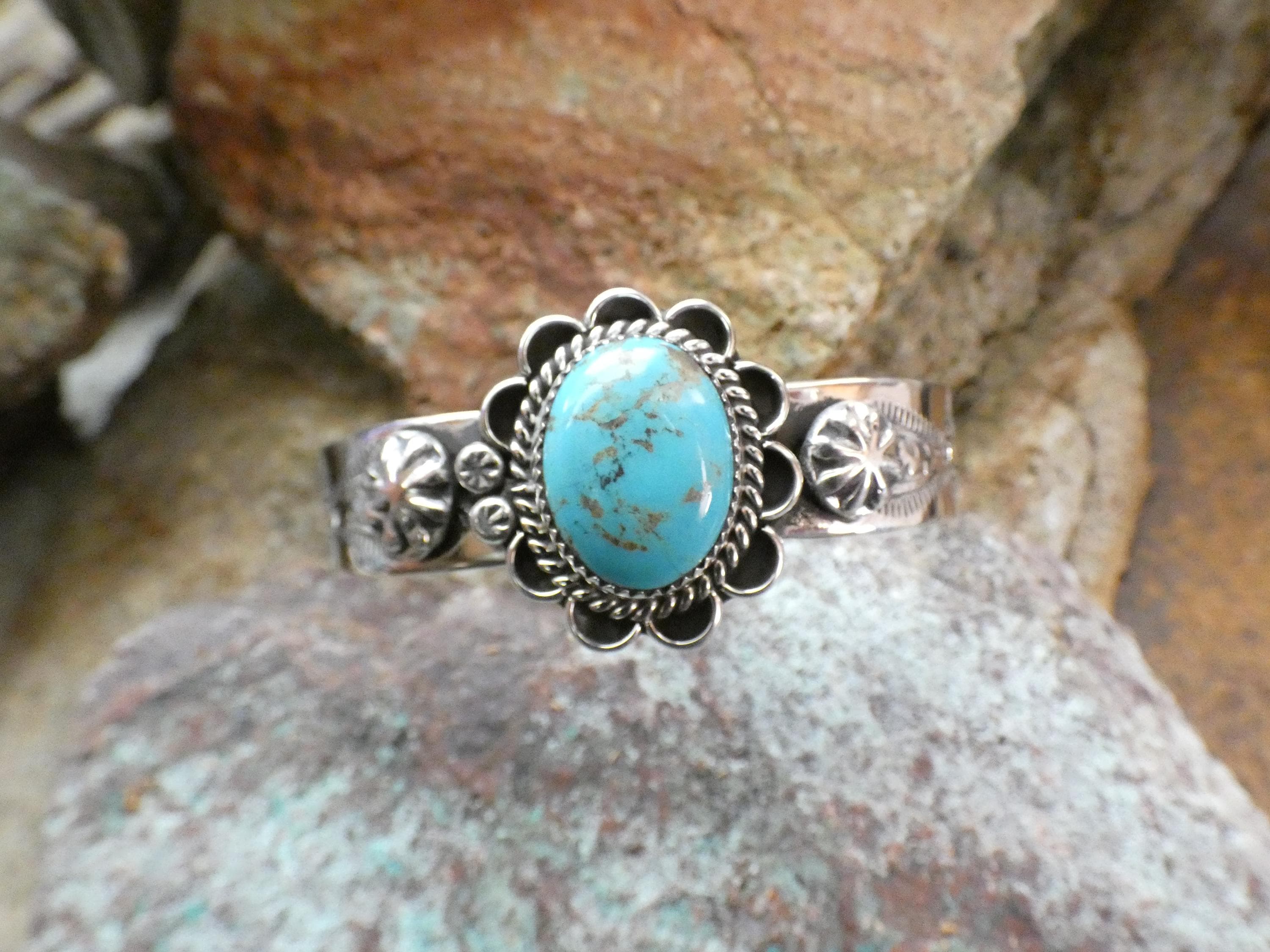 Navajo Sterling Silver 925 Hallmarked Hand Stamped Handcrafted