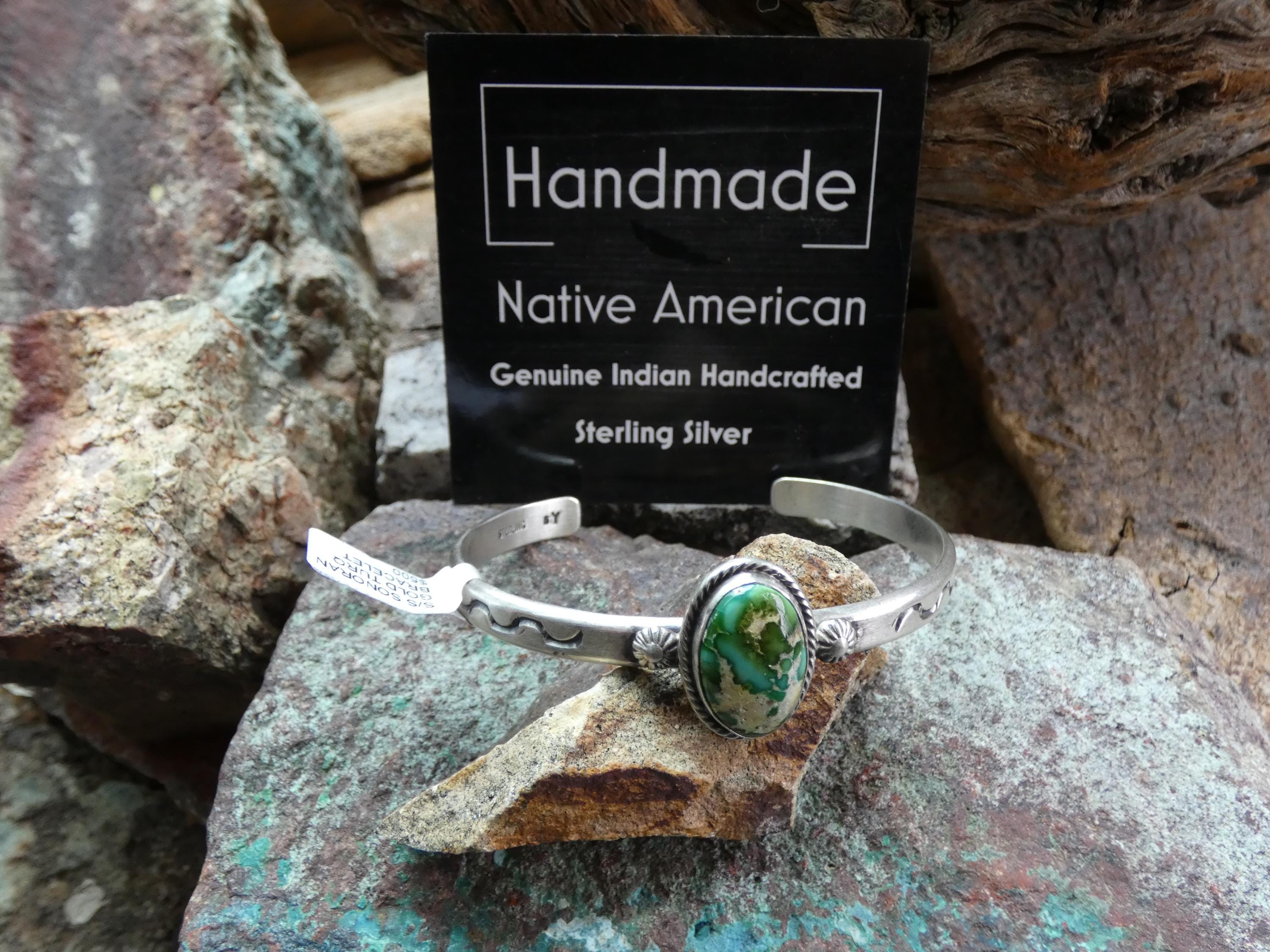 Sam Yellowhair Native American Made Navajo Sterling Silver 925 