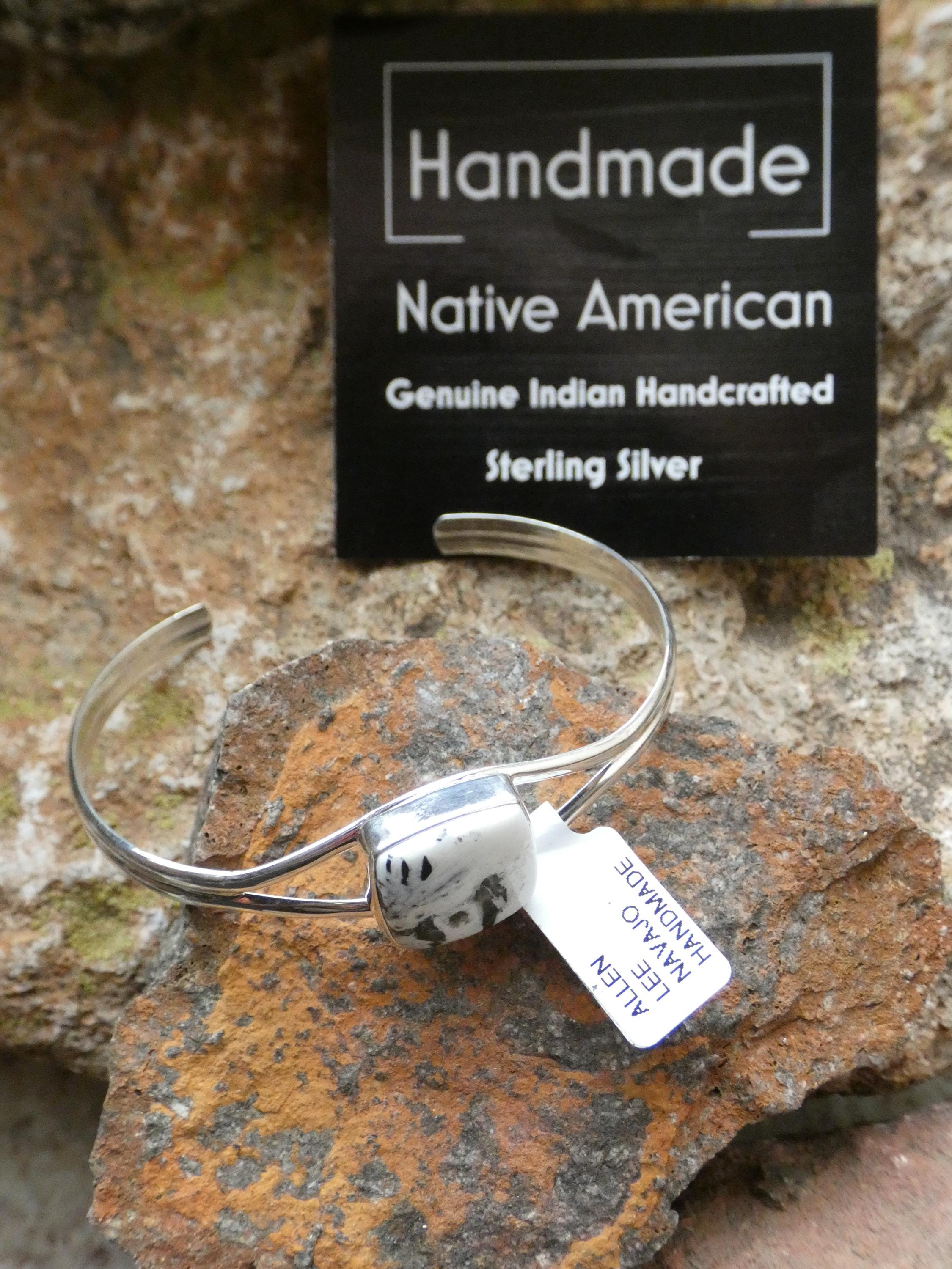 Navajo Allen Lee Native American Sterling Silver 925 Handcrafted