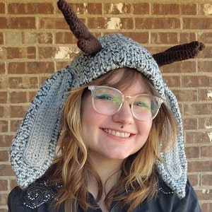 Jackalope Beanie Hat Crochet Pattern