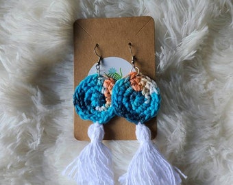 Boho Dangle Tassel Earrings