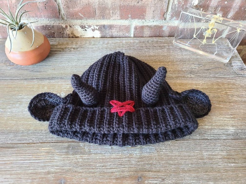 Baphomet Beanie Hat Crochet Pattern image 2