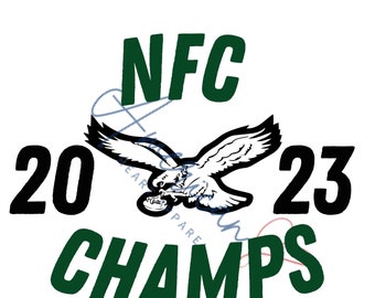 NFC Champs Eagles PNG Jpg SVG