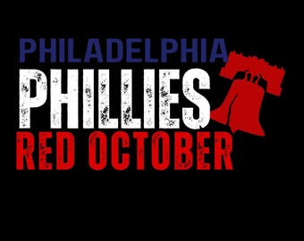 Phillies Red October PNG,JPG,svg, sublimation