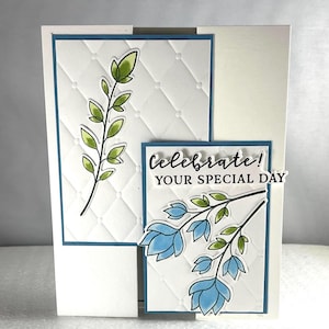 Floral Anniversary Card