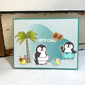 Penguin Beach Card