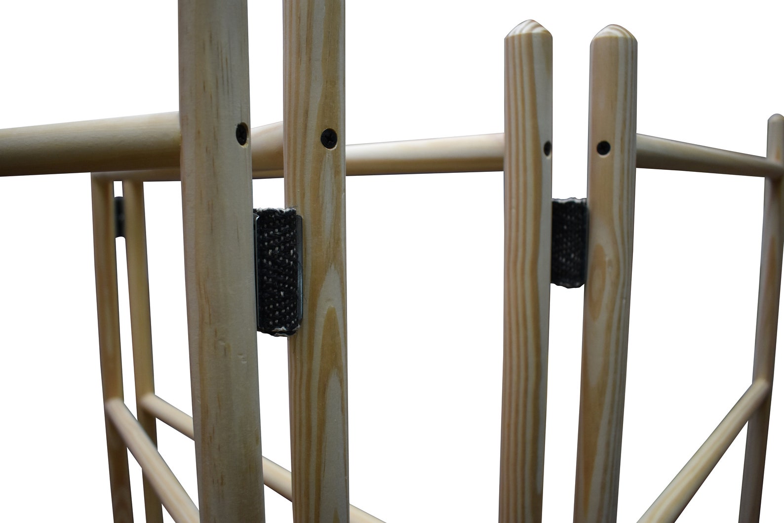 4panel Large Wooden Clothes Horse Airer Quality Folding Etsy UK