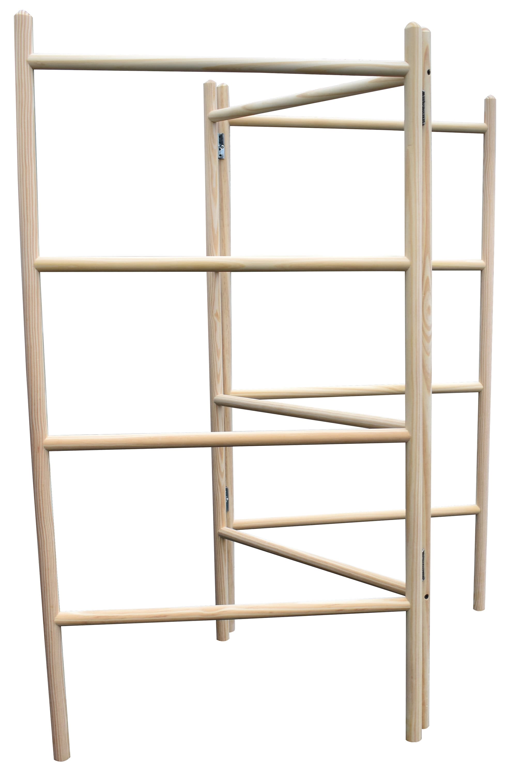 3panel Wooden Clothes Horse Airer Quality Folding Laundry Etsy Australia