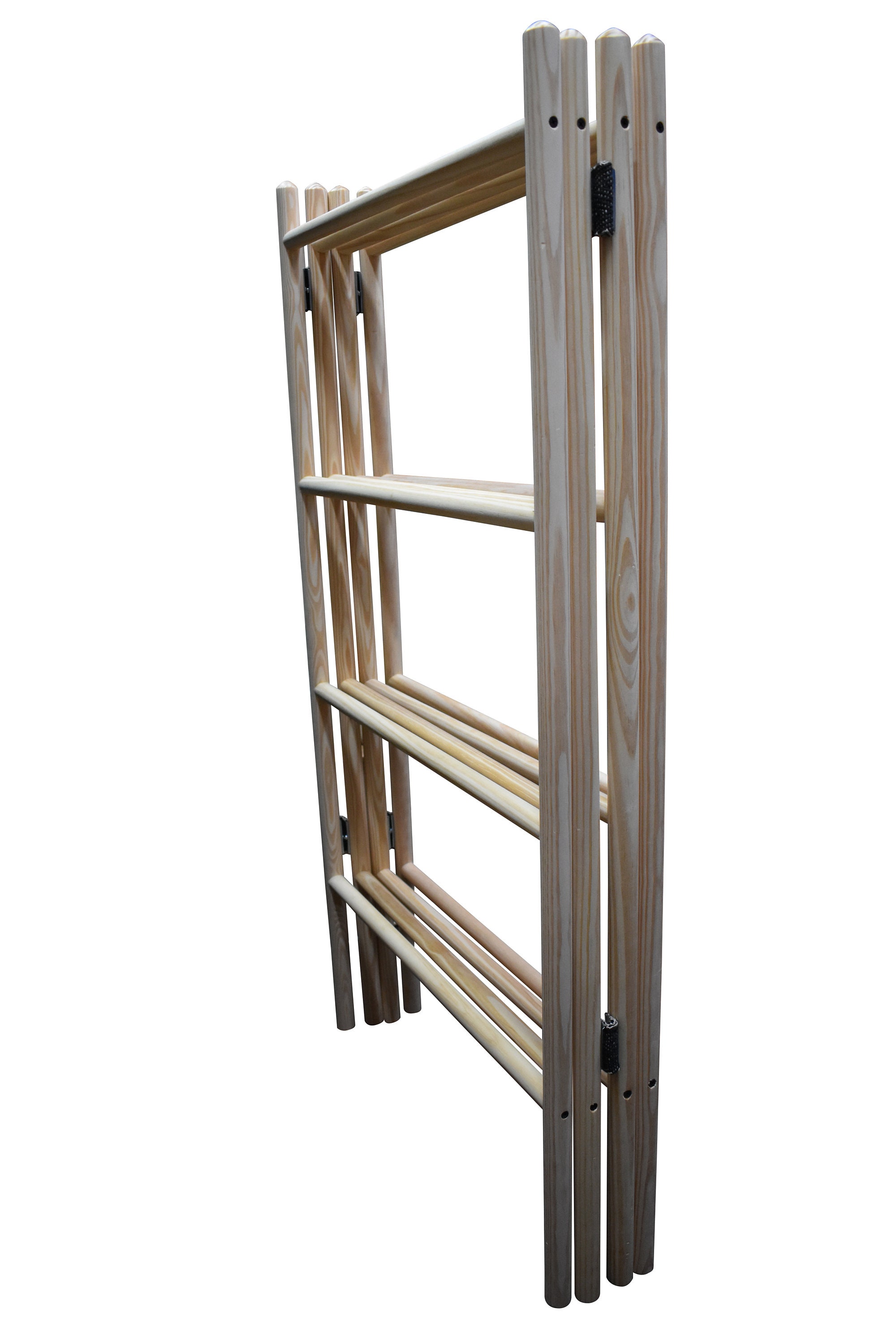 4panel Wooden Clothes Horse Airer Quality Folding Laundry Etsy UK