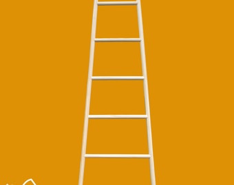 Wooden Clothes Ladder - Tapered - Quality, Towel & Laundry Dryer Rack Rail Airer