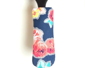Peony Fabric Skillet Handle Cover – Heat-Resistant Cast Iron Pan Handle Sleeve Gift for Cooks