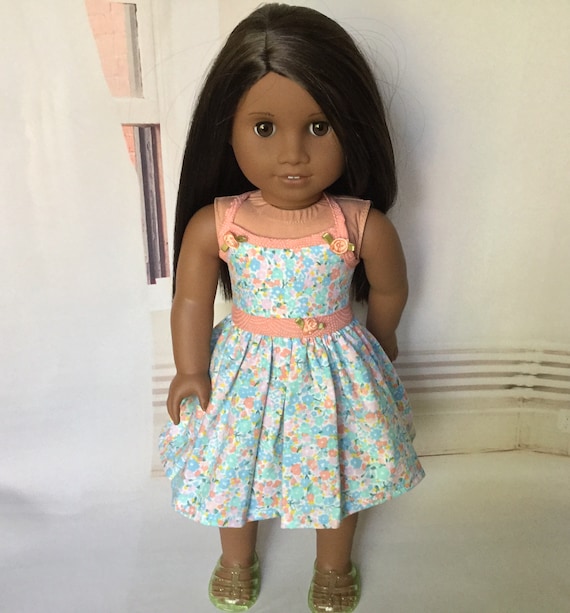 Girl doll dress 18 inch doll sundress Beach dress Dress | Etsy