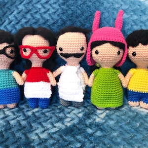 Bobs Burgers amigurumi Belcher Family