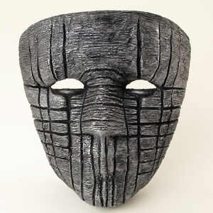 Silver Mask Death Eater Mask Scary Mask Creepy Mask Adult Mask