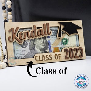 Graduation Money Holder, Class of 2024 Gift, High School Graduation, Gift for Graduate Student, Gift for High School Senior, Graduation Gift image 3