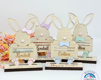 Easter Money Holder, Easter Basket Stuffers, Easter Gifts for Teens, Easter Gifts for Adults, Money Holder for Gift, Easter Bunny Money Gift