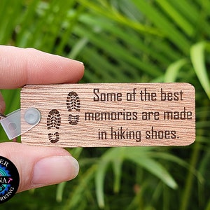 Hiking Keychain, Hiking gifts for Women, Stocking stuffer for hiker, Gift for hiking women, Hiking Christmas gift, gift fro outdoorsy women Hiking Shoes